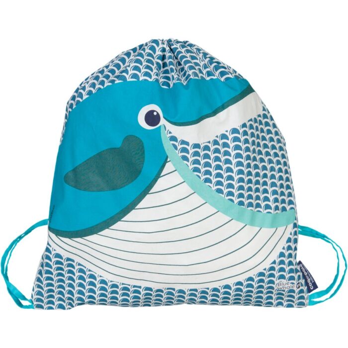 MOCHILA SACO DE TELA - BALLENA