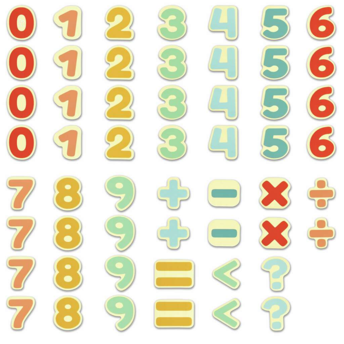 NUMEROS MAGNETICOS - HAPE - Imagen 2