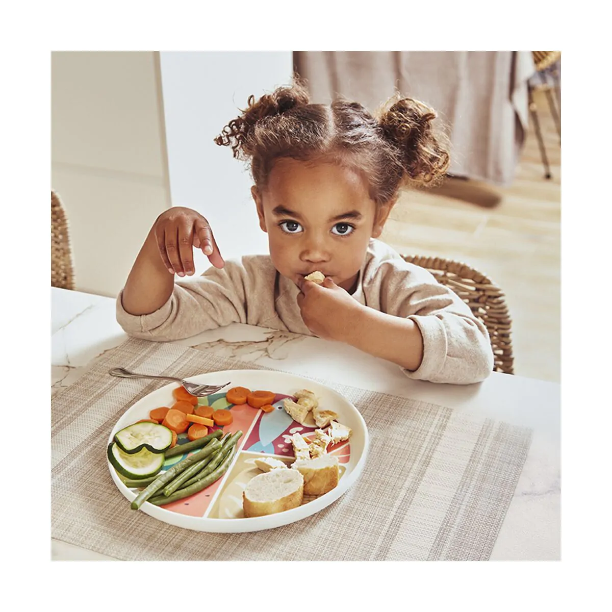 PLATO PARA APRENDER A COMER - MINILAND - Imagen 3