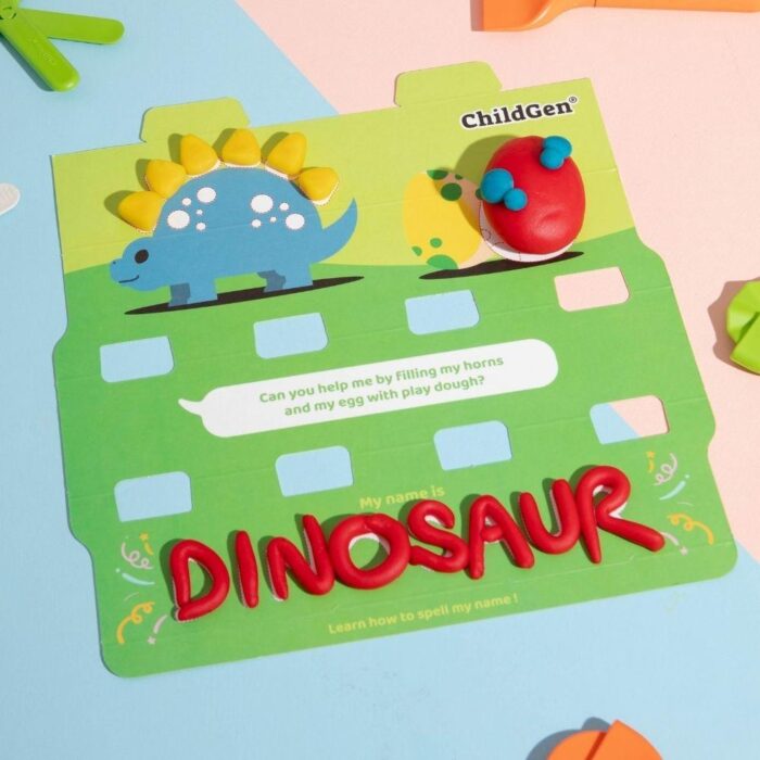 PLASTILINA NATURAL SET ECOCUP DINOSAURIOS 4 ud. - Imagen 4