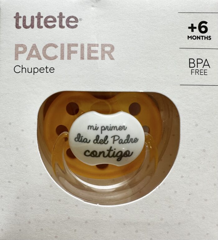 CHUPETE MI PRIMER DÍA DEL PADRE CONTIGO AMARILLO - TUTETE