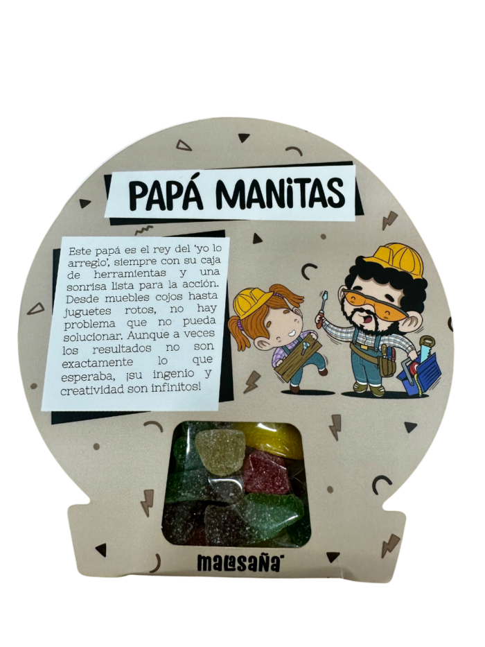 CAJITA DE CHUCHES - PAPÁ MANITAS